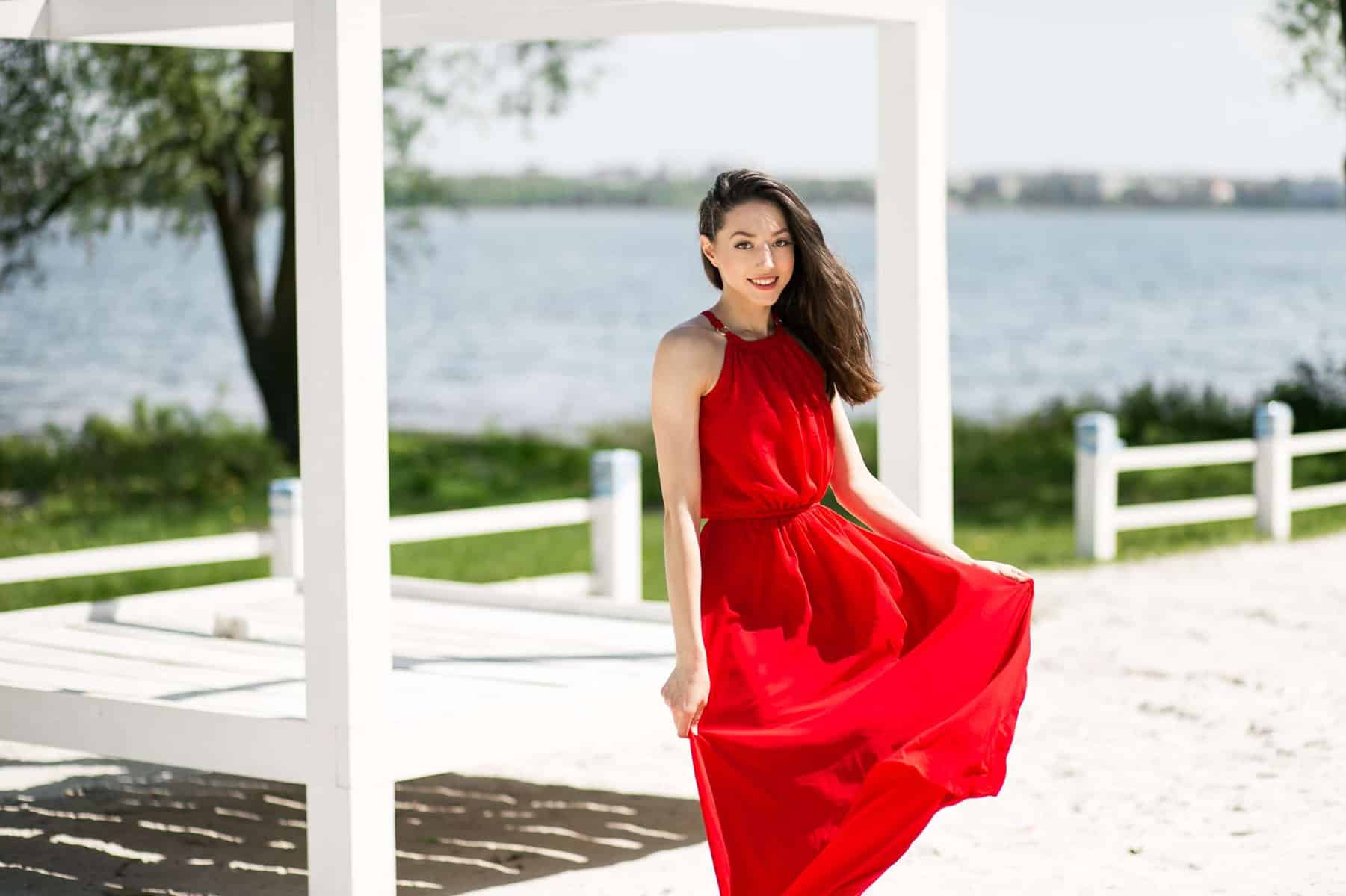 Cherry Red Trend Finding the Chicest Red Dress for a Wedding