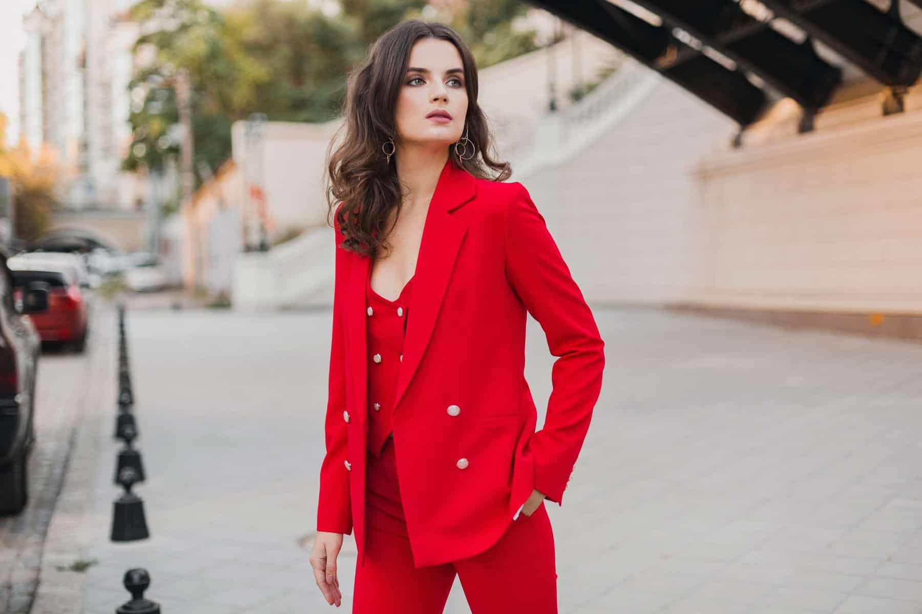 Wedding Bells Why Red Suits are the New Trend