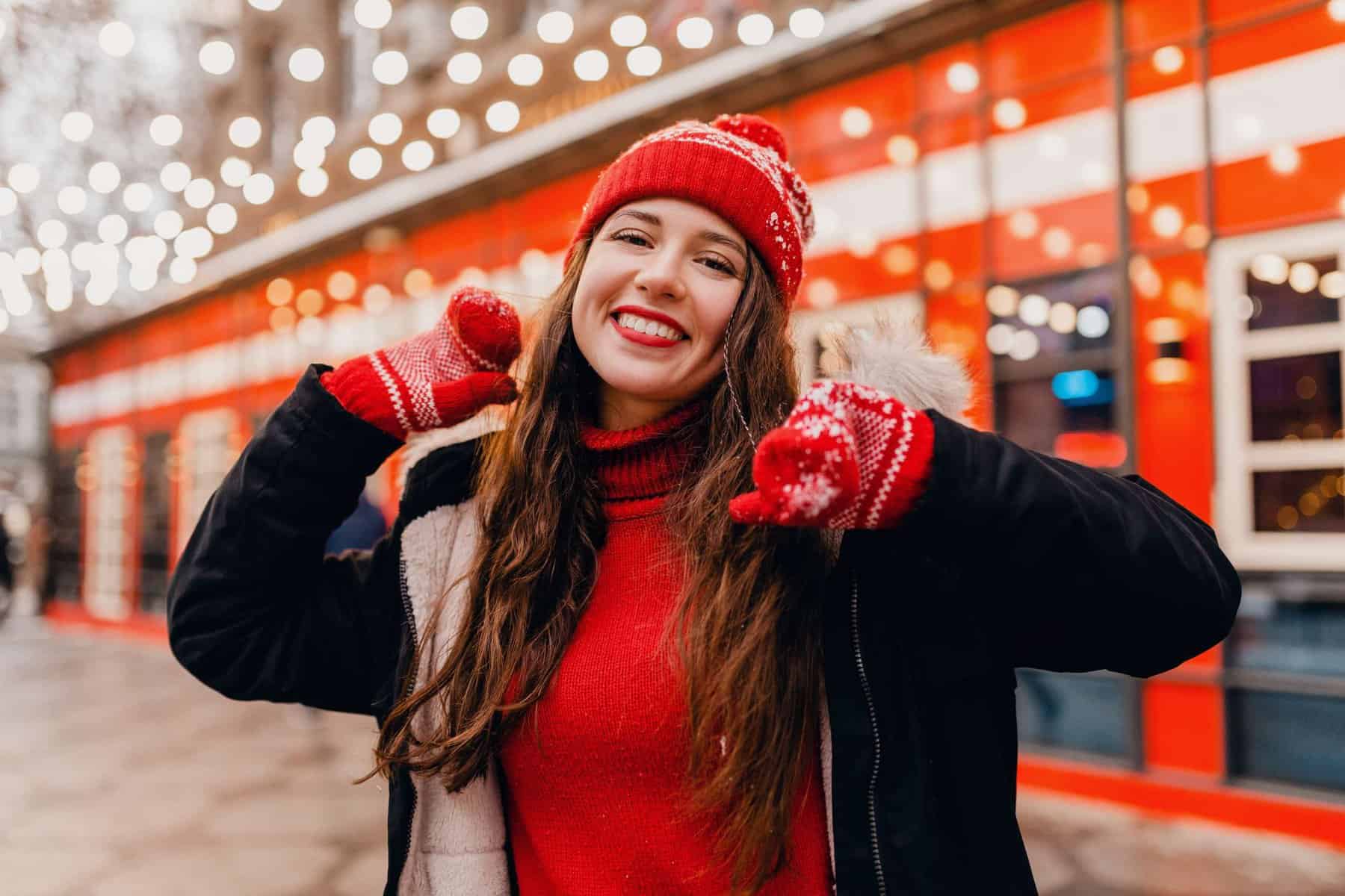 Winter Warmth: How to Style Red Outfits in Cold Weather